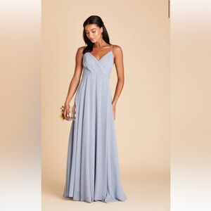Birdie Grey Kaia Dress- Dusty Blue